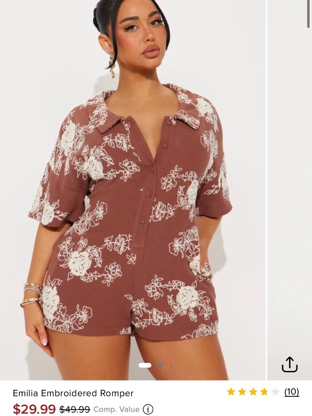 Embroidered dress tag